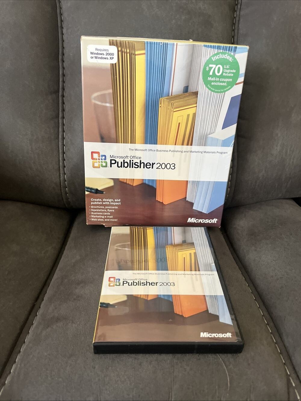 Microsoft Office Publisher 2003 Disk + Product Key